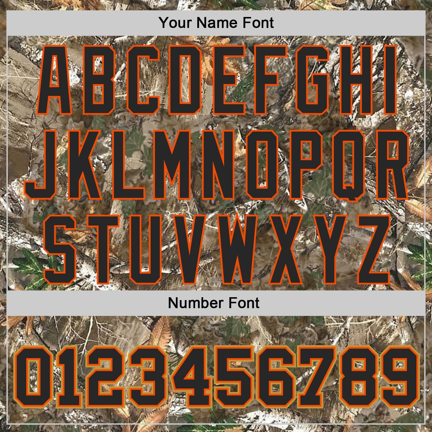 Custom Camo Black Orange-Old Gold Woodland Forest Camouflage Authentic Salute To Service Baseball Jersey view 5
