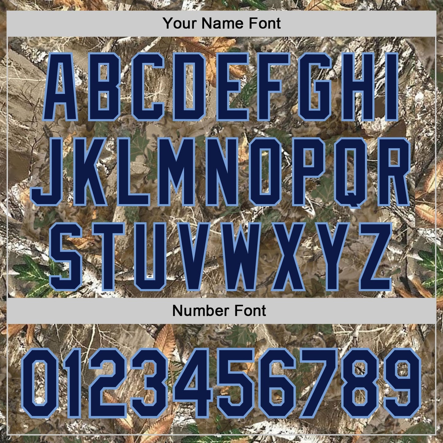 Custom Camo Navy-Powder Blue Woodland Forest Camouflage Authentic Salute To Service Baseball Jersey view 5