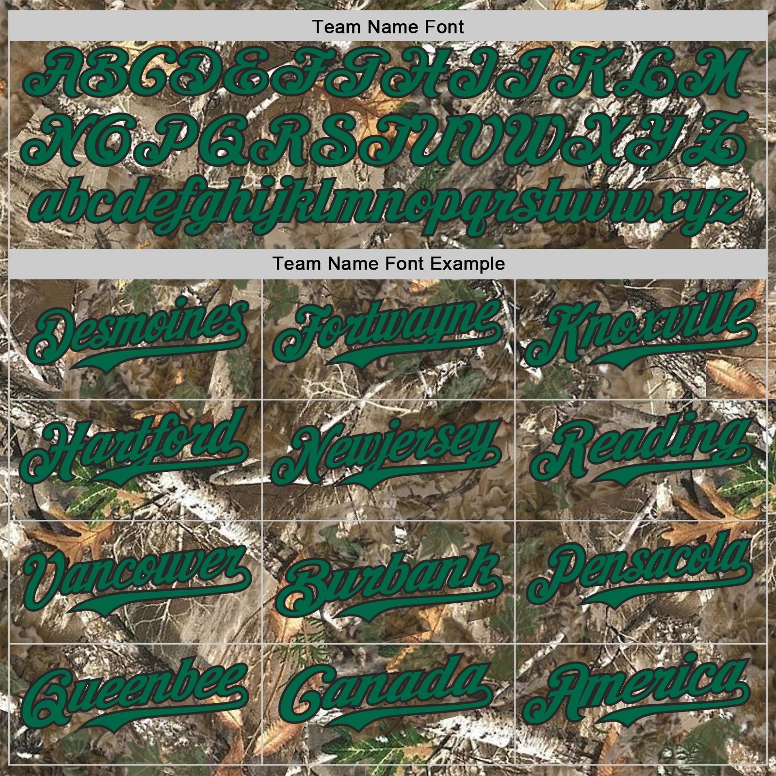 Custom Camo Kelly Green-Black Woodland Forest Camouflage Authentic Salute To Service Baseball Jersey view 4