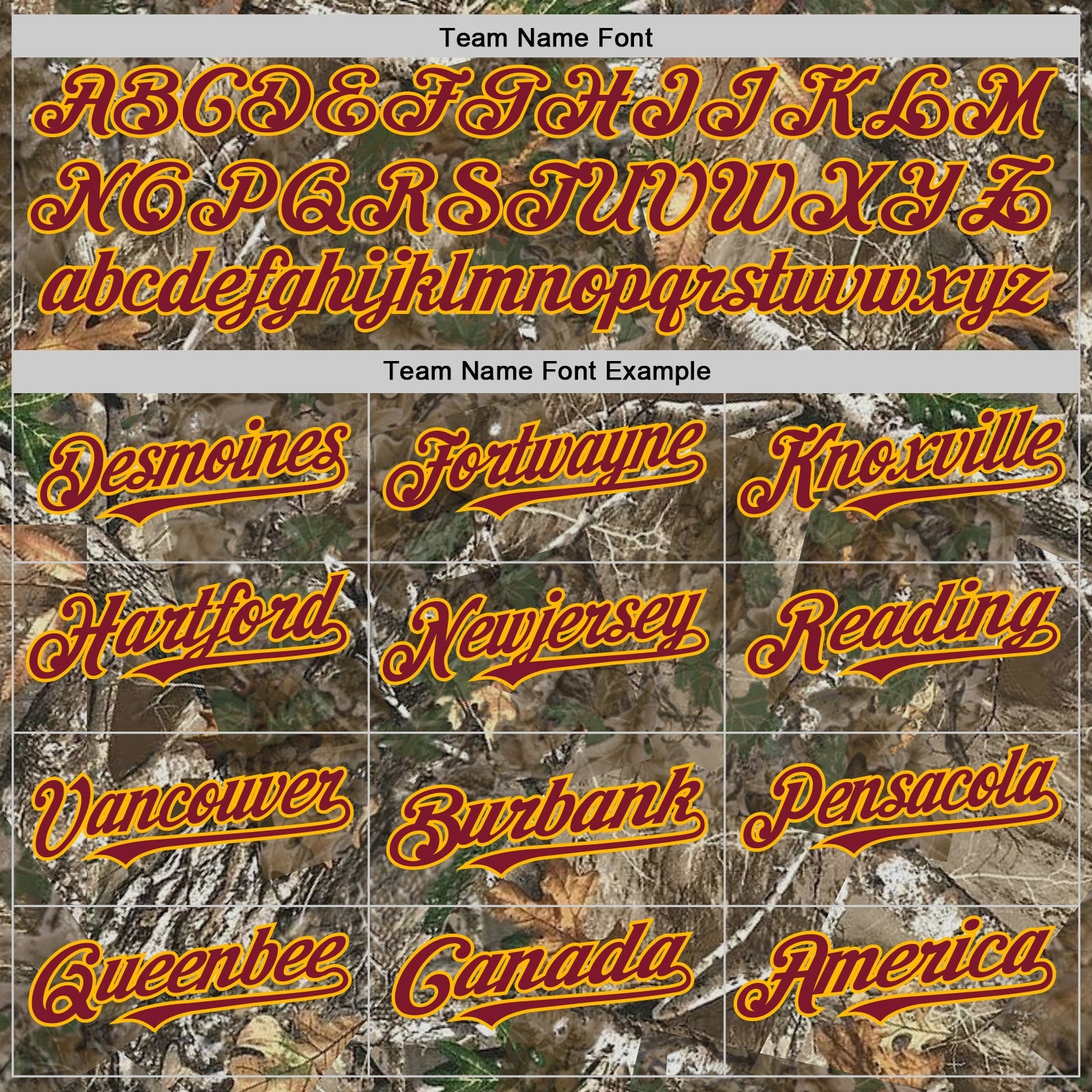Custom Camo Crimson-Gold Woodland Forest Camouflage Authentic Salute To Service Baseball Jersey view 4