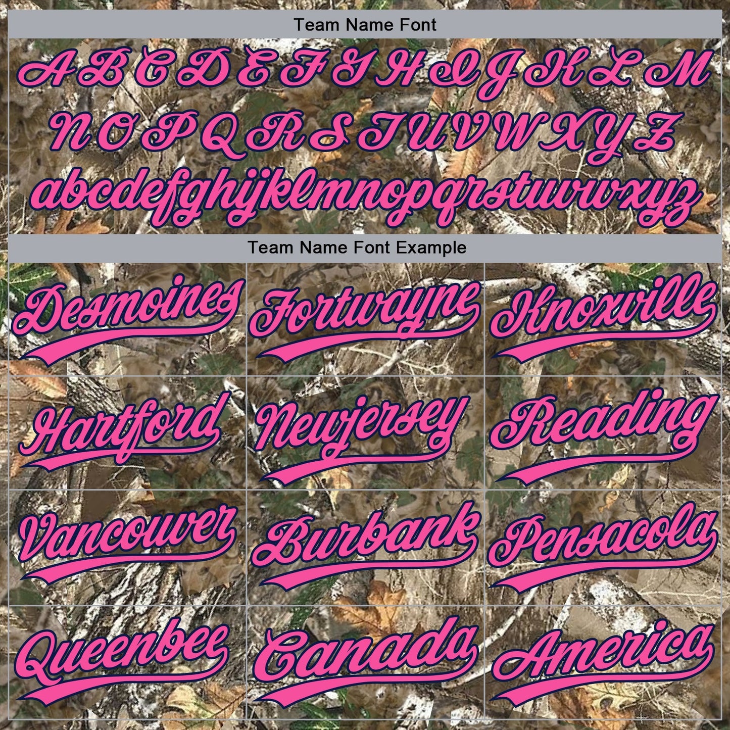 Custom Camo Pink-Navy Woodland Forest Camouflage Authentic Salute To Service Baseball Jersey view 4
