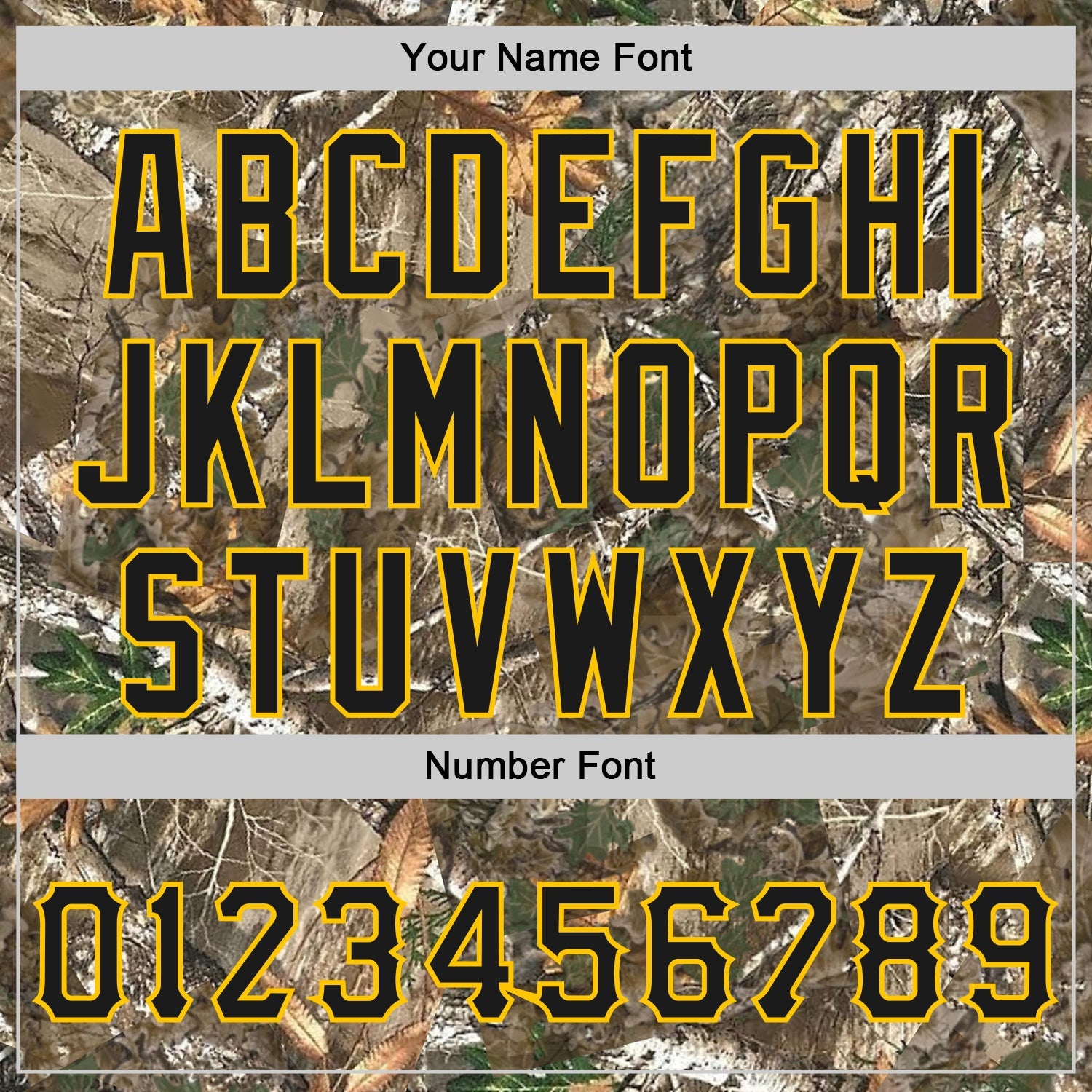 Custom Camo Black-Yellow Woodland Forest Camouflage Authentic Salute To Service Baseball Jersey view 5