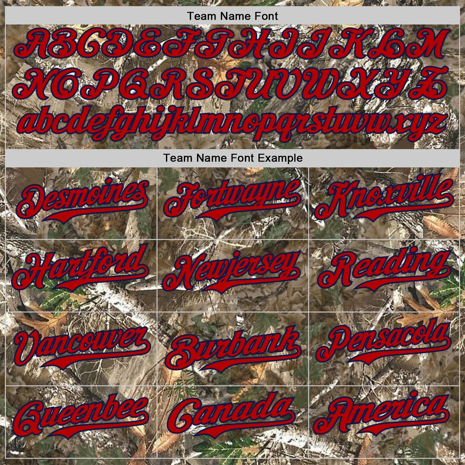 Custom Camo Red-Navy Woodland Forest Camouflage Authentic Salute To Service Baseball Jersey view 4