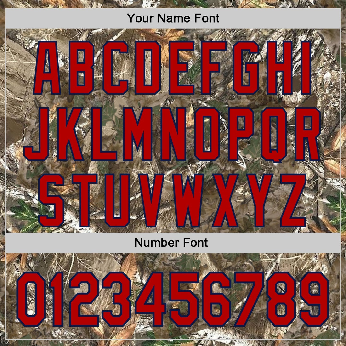 Custom Camo Red-Navy Woodland Forest Camouflage Authentic Salute To Service Baseball Jersey view 5