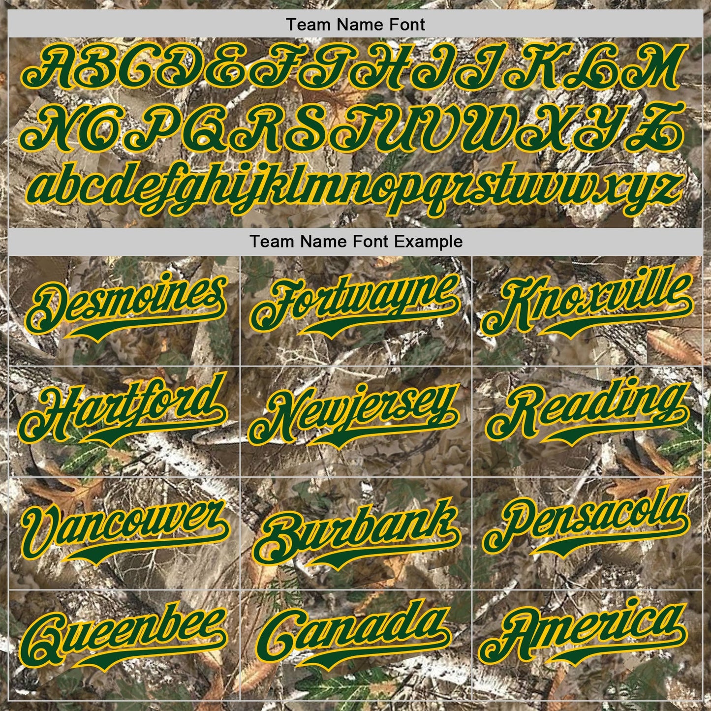 Custom Camo Green-Yellow Woodland Forest Camouflage Authentic Salute To Service Baseball Jersey view 4