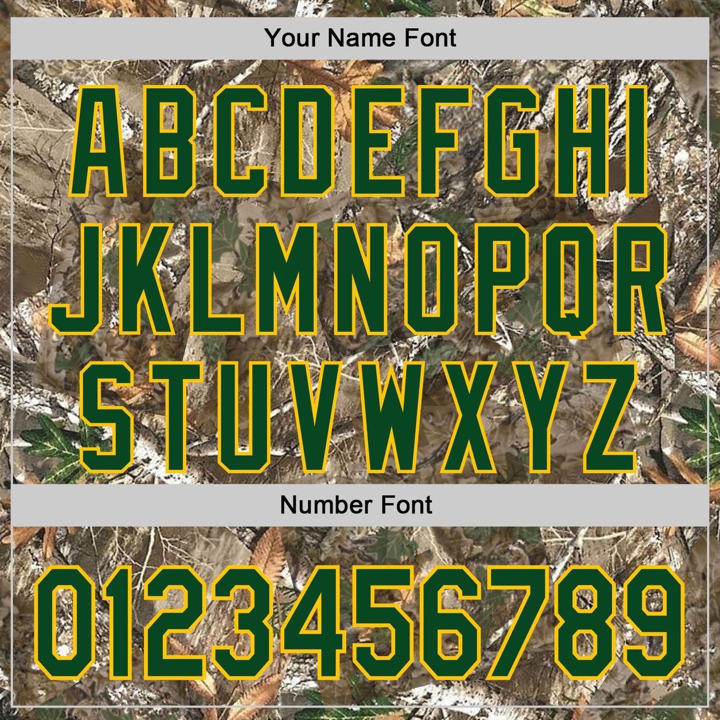 Custom Camo Green-Yellow Woodland Forest Camouflage Authentic Salute To Service Baseball Jersey view 5