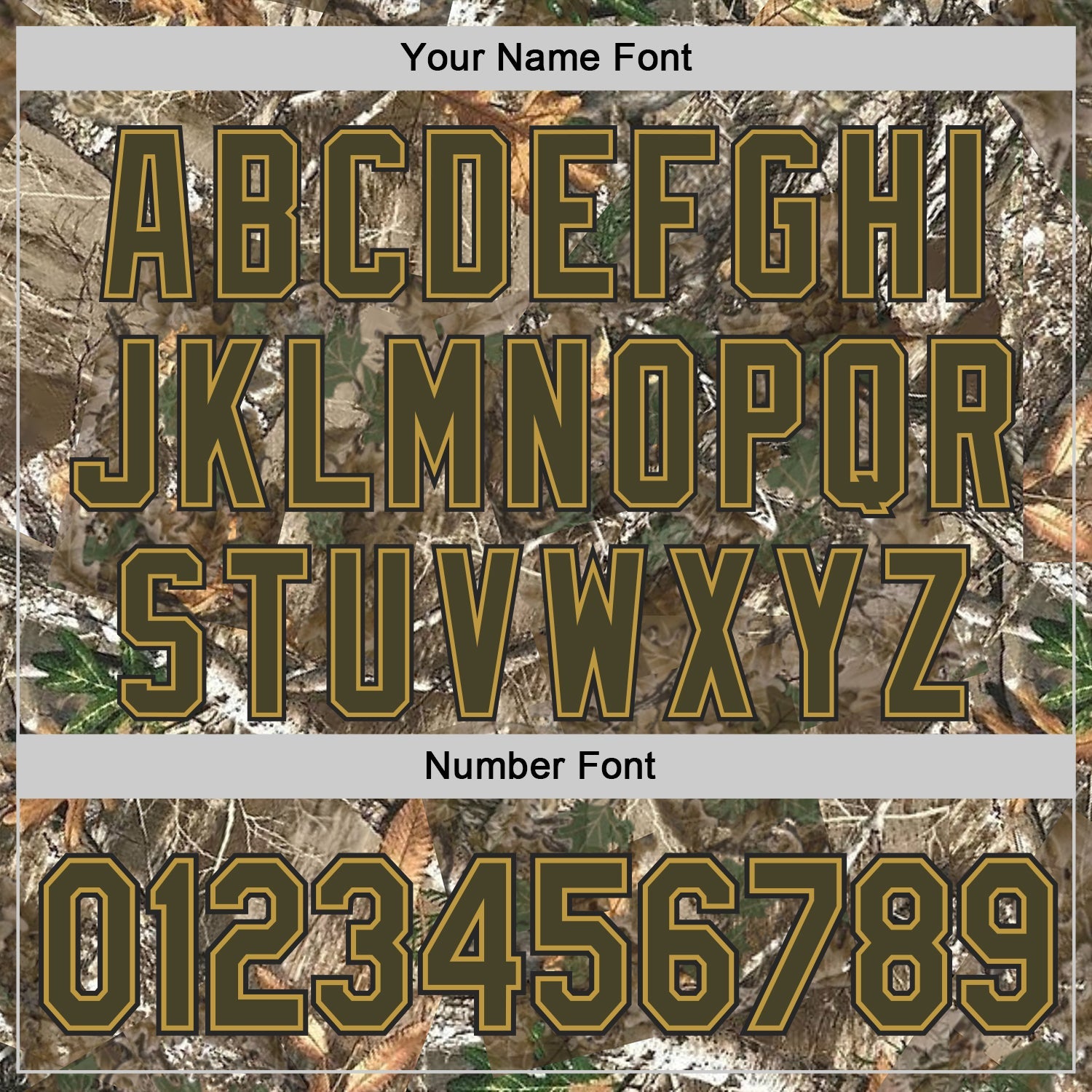Custom Camo Olive Old Gold-Black Woodland Forest Camouflage Authentic Salute To Service Baseball Jersey view 5