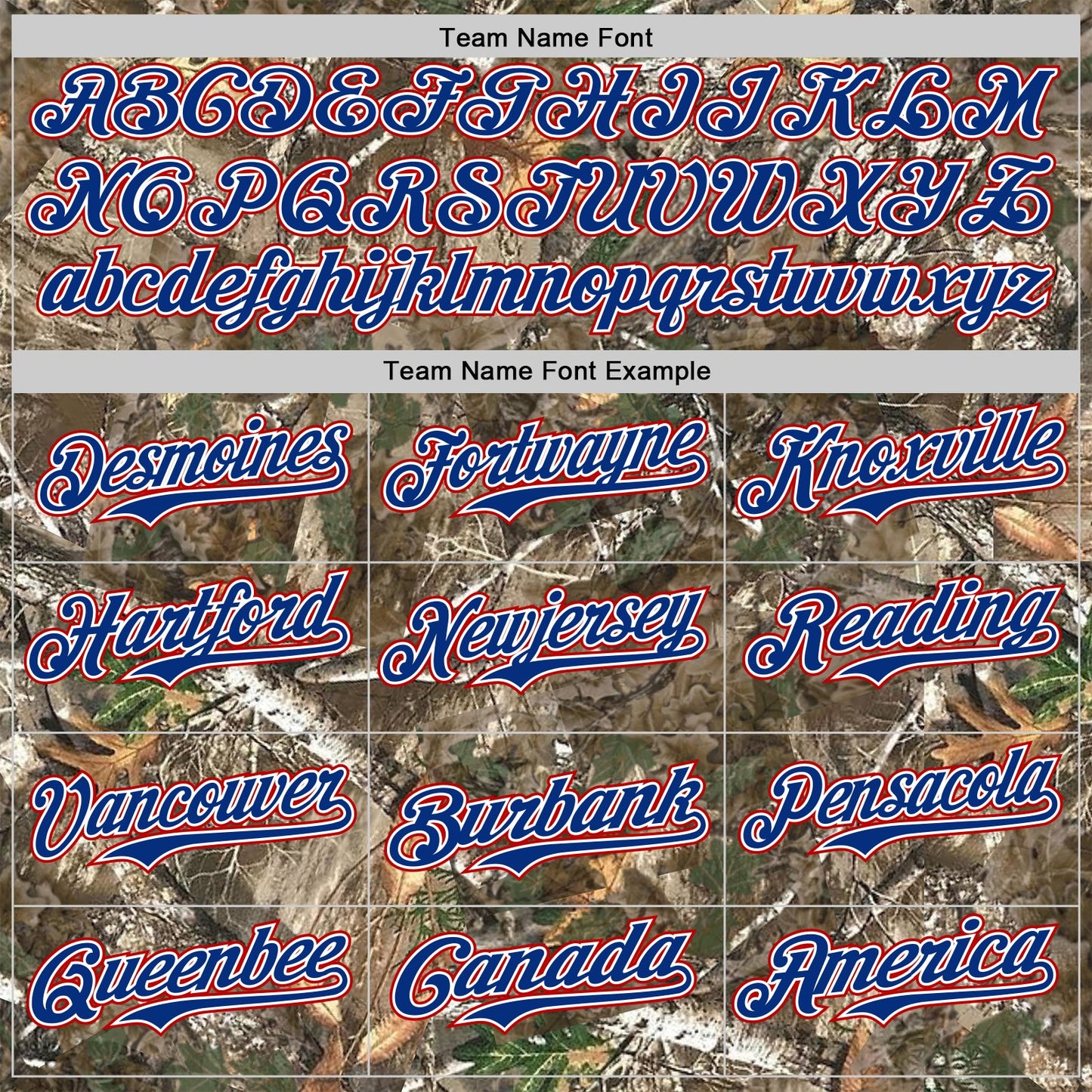 Custom Camo Royal White-Red Woodland Forest Camouflage Authentic Salute To Service Baseball Jersey view 4