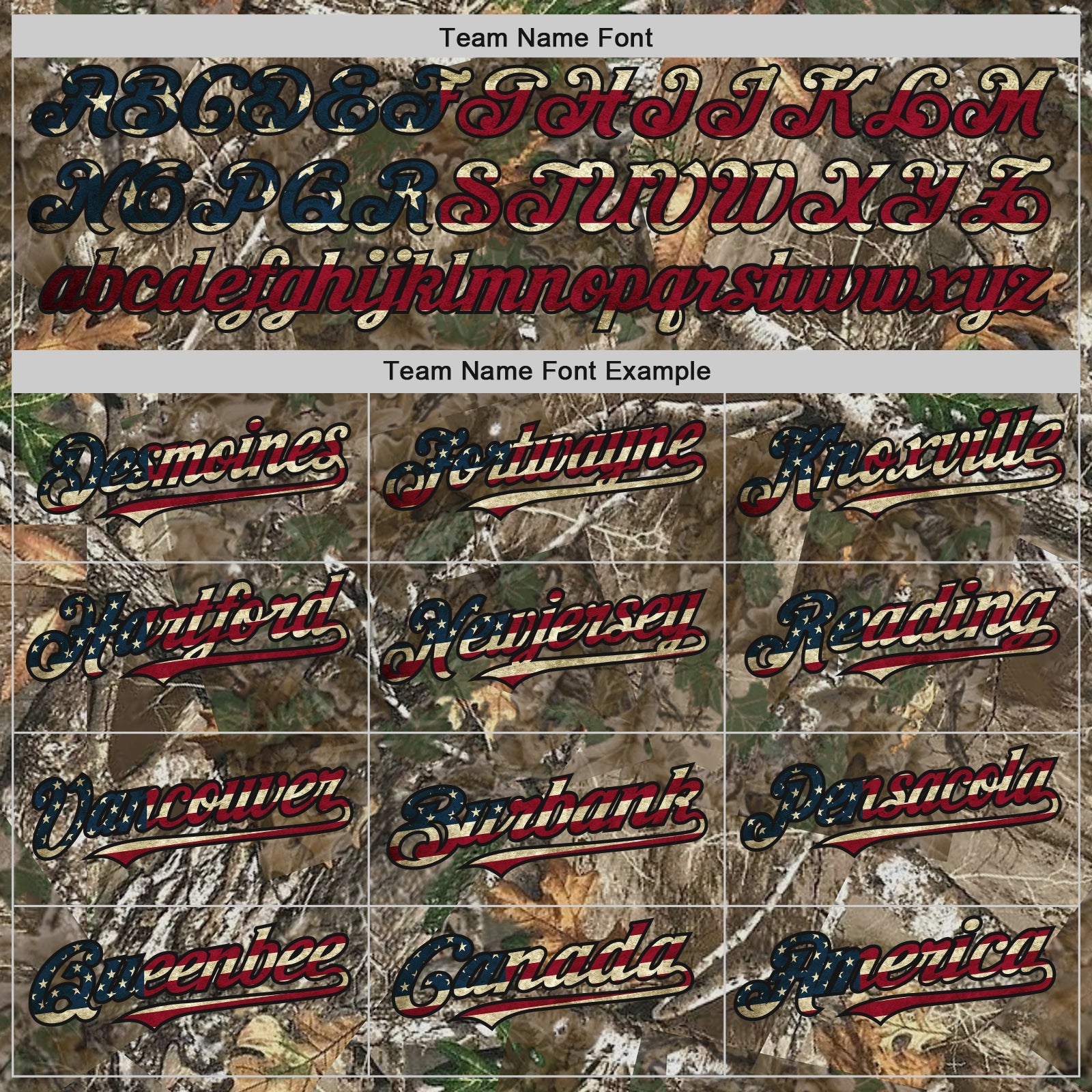 Custom Camo Vintage USA Flag Olive-Black Woodland Forest Camouflage Authentic Salute To Service Baseball Jersey view 4