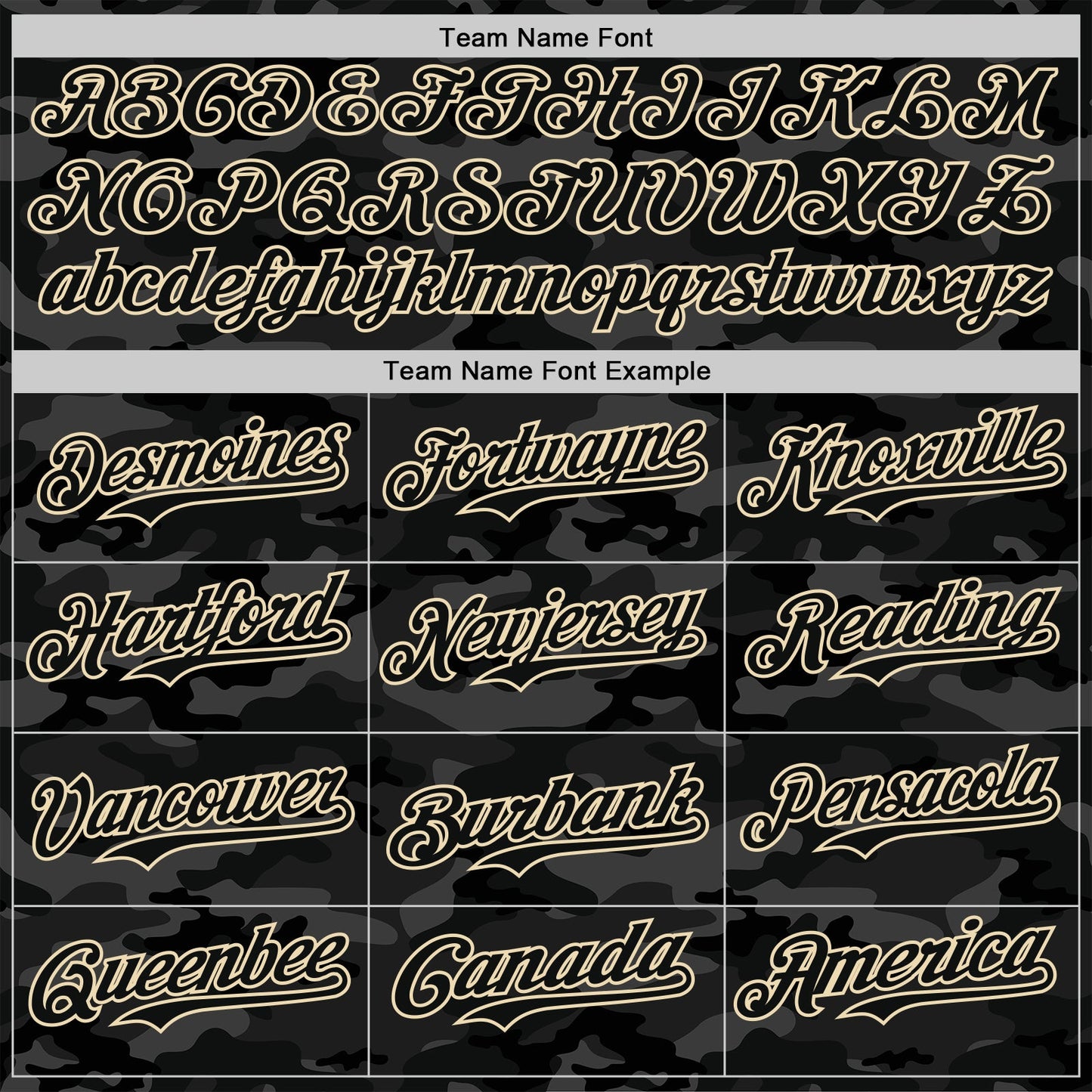 Custom Camo Black-Cream Dark Camouflage Tactical Style Authentic Salute To Service Baseball Jersey view 4