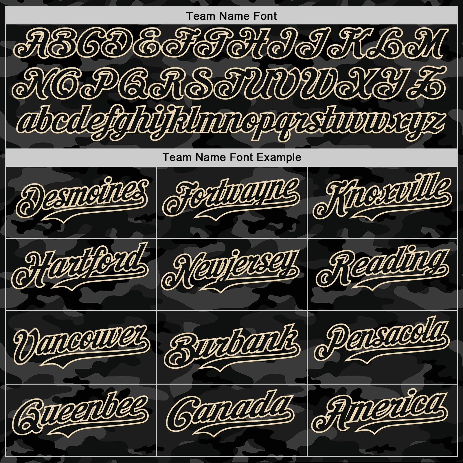 Custom Camo Black-Cream Dark Camouflage Tactical Style Authentic Salute To Service Baseball Jersey view 4