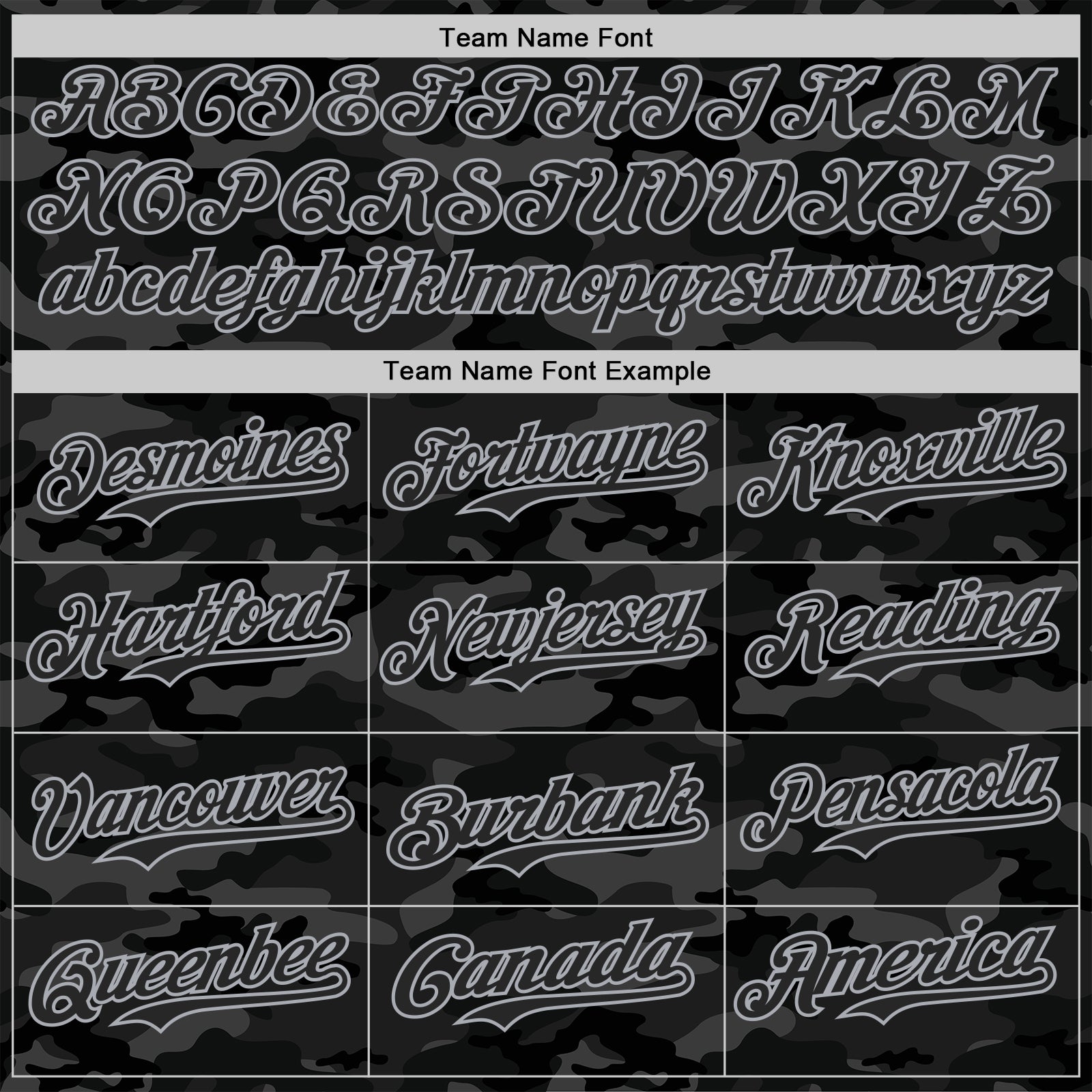 Custom Camo Black-Gray Dark Camouflage Tactical Style Authentic Salute To Service Baseball Jersey view 4