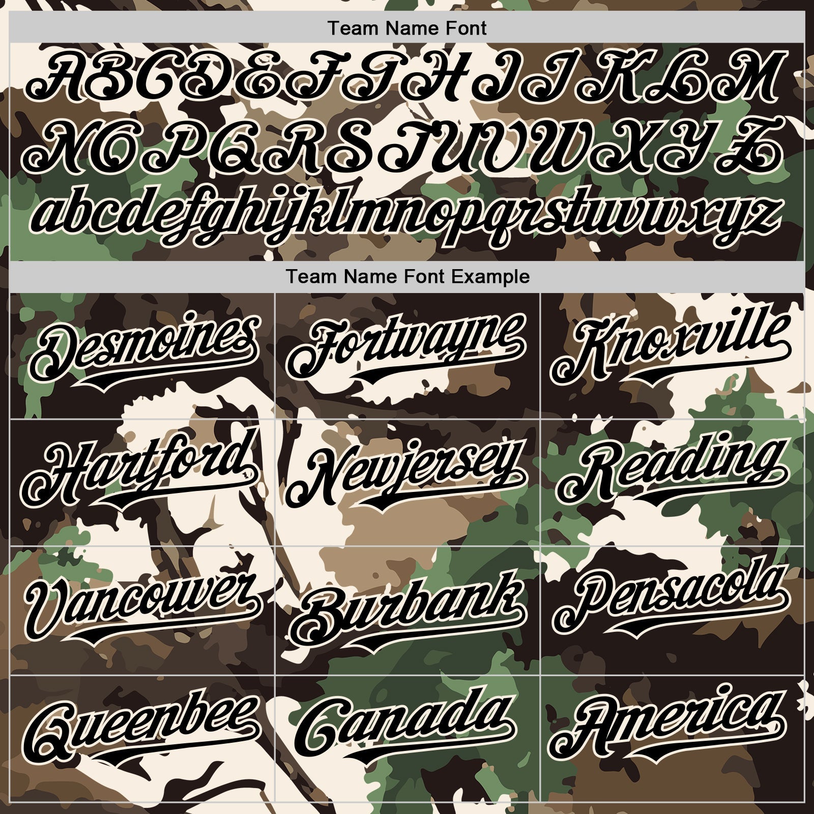 Custom Camo Black-Cream Woodland Forest Tactical Camouflage Outdoor Leaf Authentic Baseball Jersey view 4
