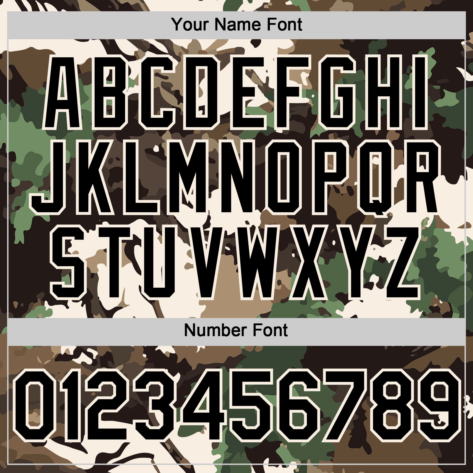 Custom Camo Black-Cream Woodland Forest Tactical Camouflage Outdoor Leaf Authentic Baseball Jersey view 5