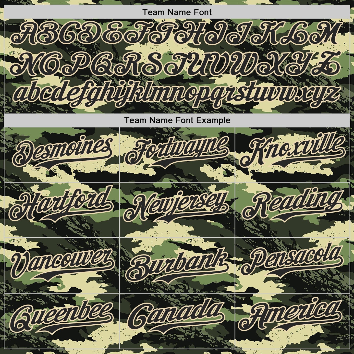 Custom Camo Black-Cream Woodland Forest Tactical Camouflage Outdoor Leaf Authentic Baseball Jersey view 4