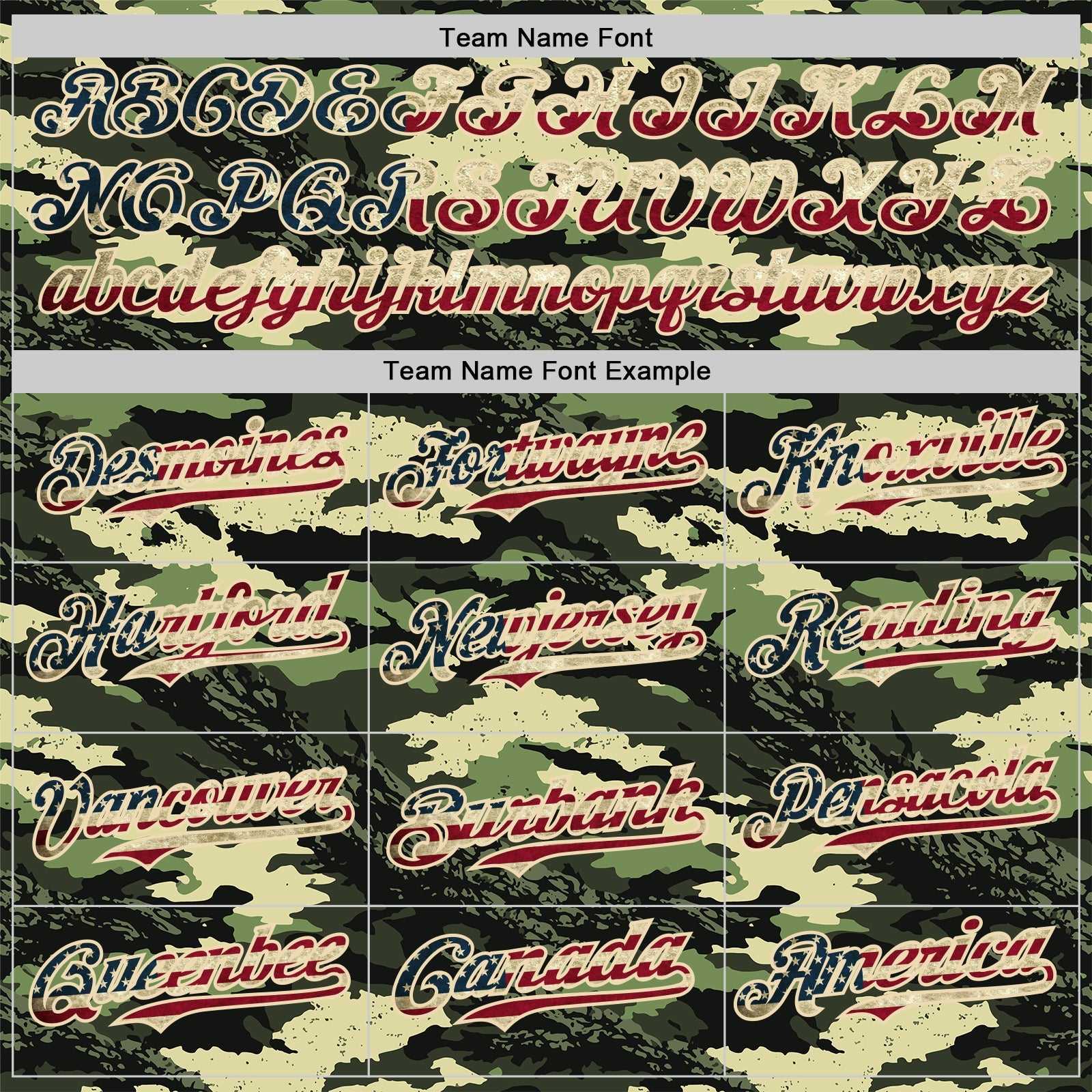 Custom Camo Vintage USA Flag Cream-Black Woodland Forest Tactical Camouflage Outdoor Leaf Authentic Baseball Jersey view 4