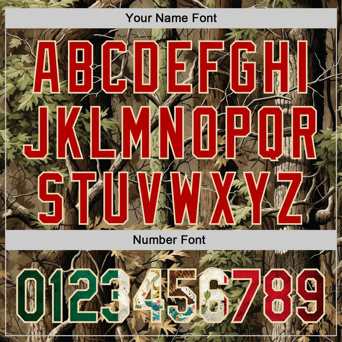 Custom Camo Vintage Mexican Flag Cream-Red Woodland Forest Tactical Camouflage Outdoor Leaf Authentic Baseball Jersey view 5
