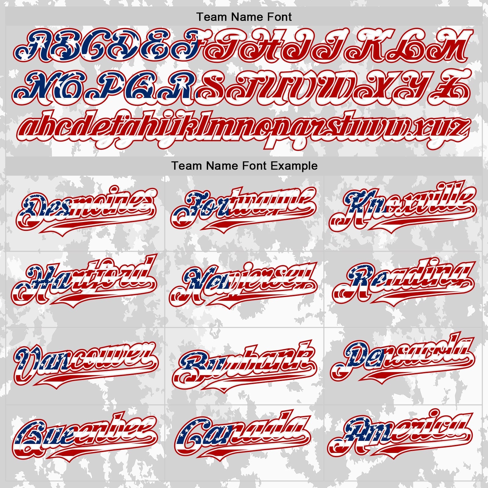 Custom Camo USA Flag White Red-Royal Urban Gray Camouflage Authentic Baseball Jersey view 4