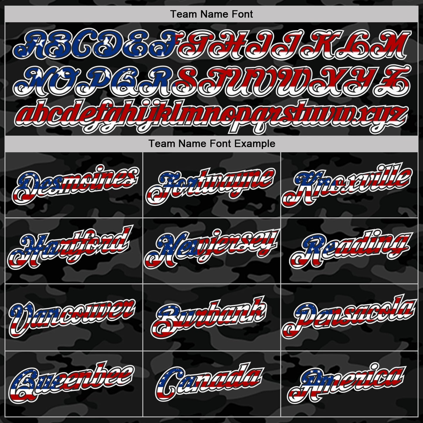 Custom Camo USA Flag Black-White Two Tone Stars and Stripes Salute To Service Performance T-Shirt view 3
