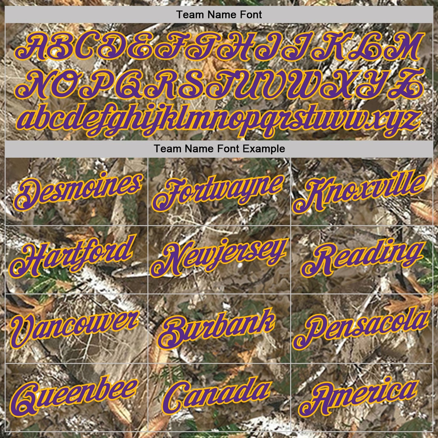 Custom Camo Purple Gold-Olive Woodland Camouflage Salute To Service Performance T-Shirt view 3