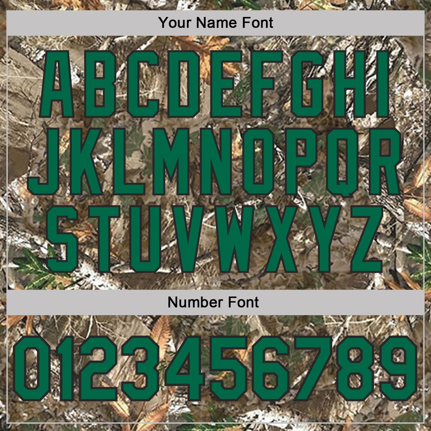 Custom Camo Kelly Green Black-Olive Woodland Camouflage Salute To Service Performance T-Shirt view 4