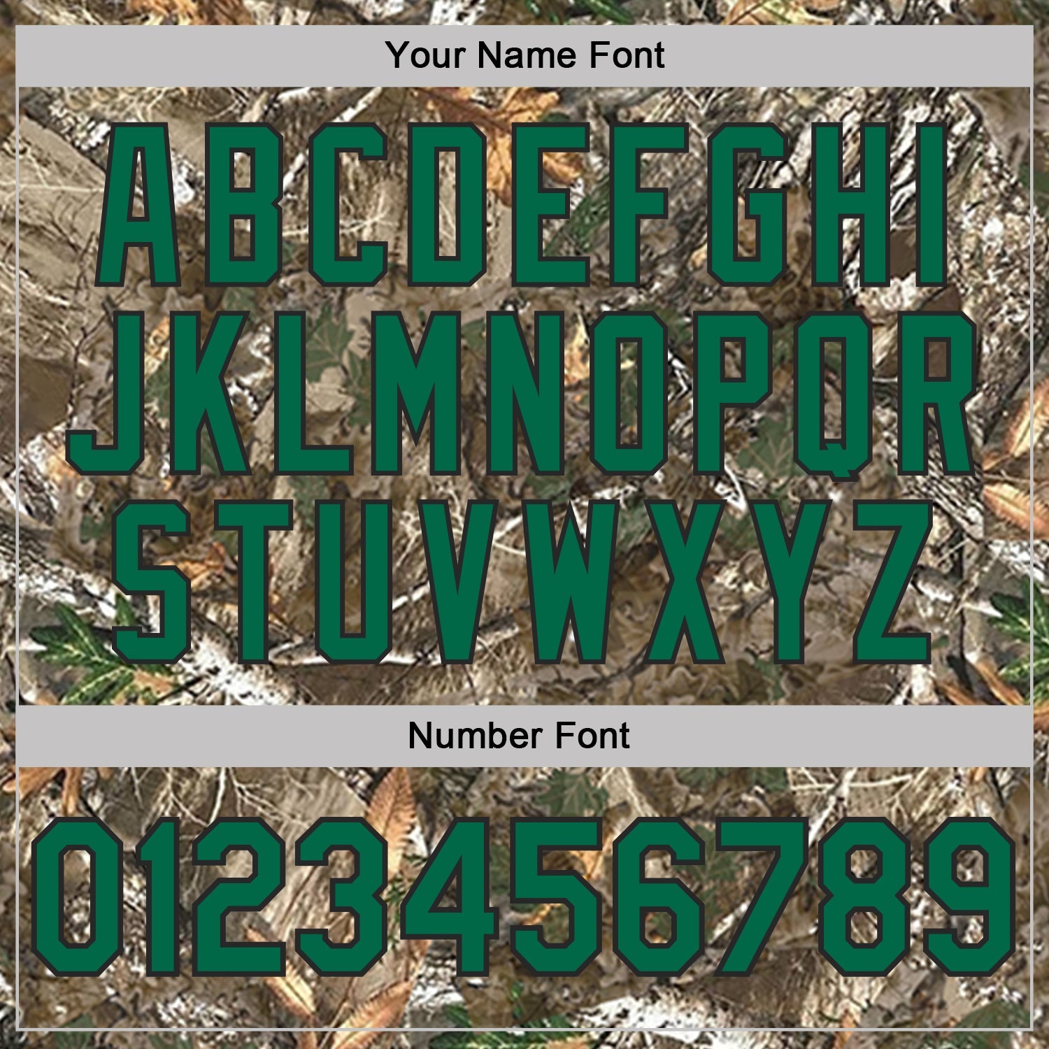 Custom Camo Kelly Green Black-Olive Woodland Camouflage Salute To Service Performance T-Shirt view 4