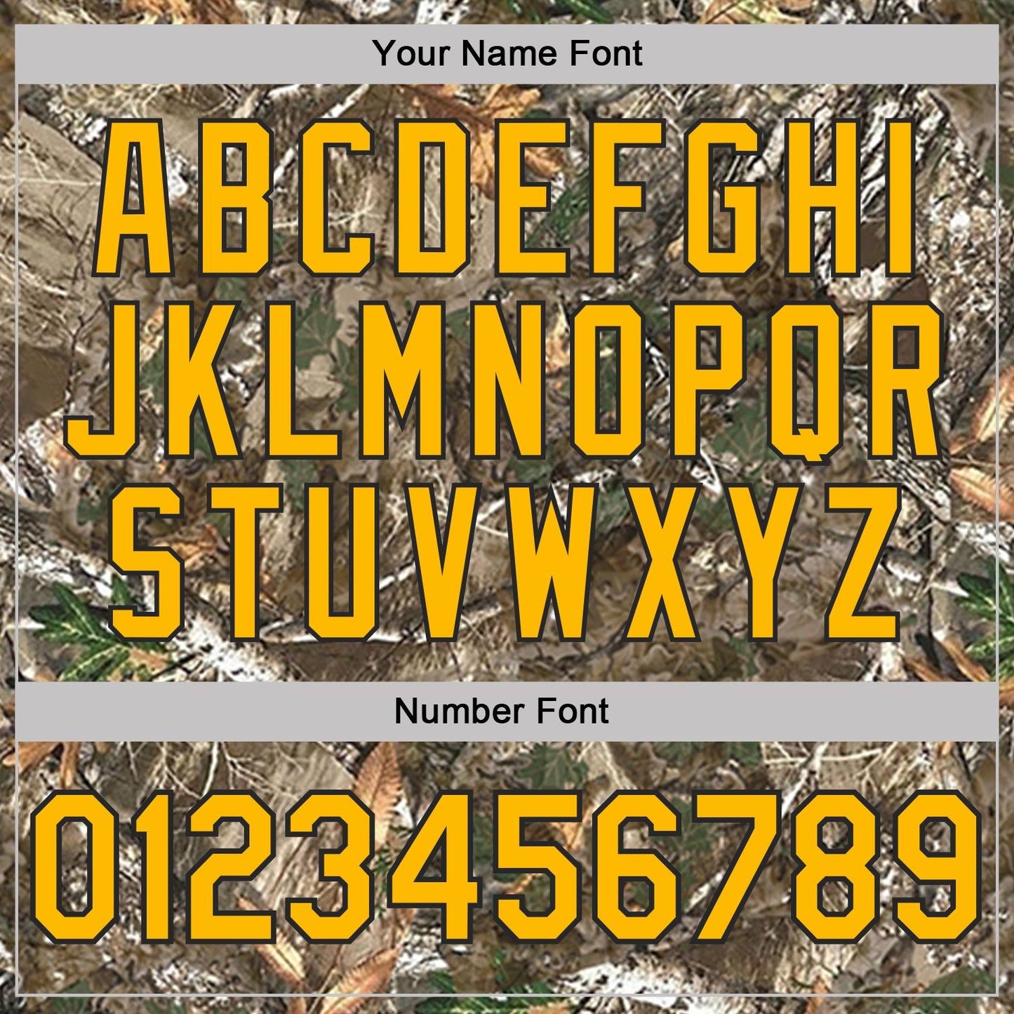 Custom Camo Gold Black-Olive Woodland Camouflage Salute To Service Performance T-Shirt view 4
