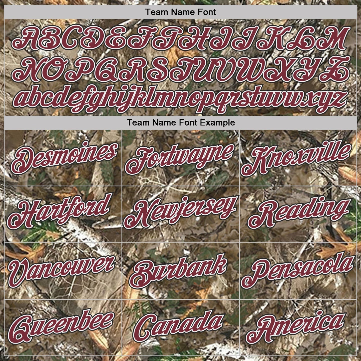 Custom Camo Burgundy White Black-Olive Woodland Camouflage Salute To Service Performance T-Shirt view 3