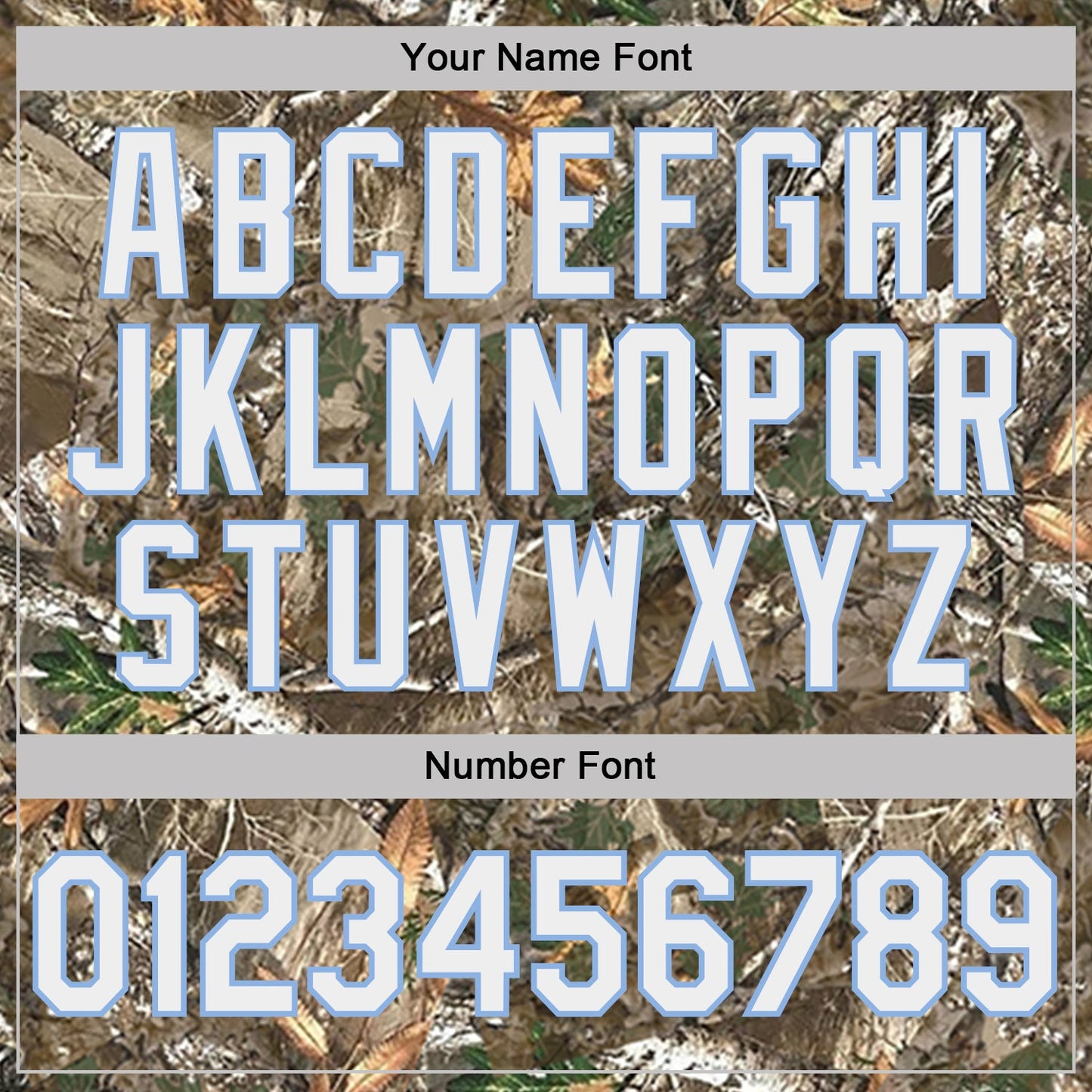 Custom Camo White Light Blue-Olive Woodland Camouflage Salute To Service Performance T-Shirt view 4