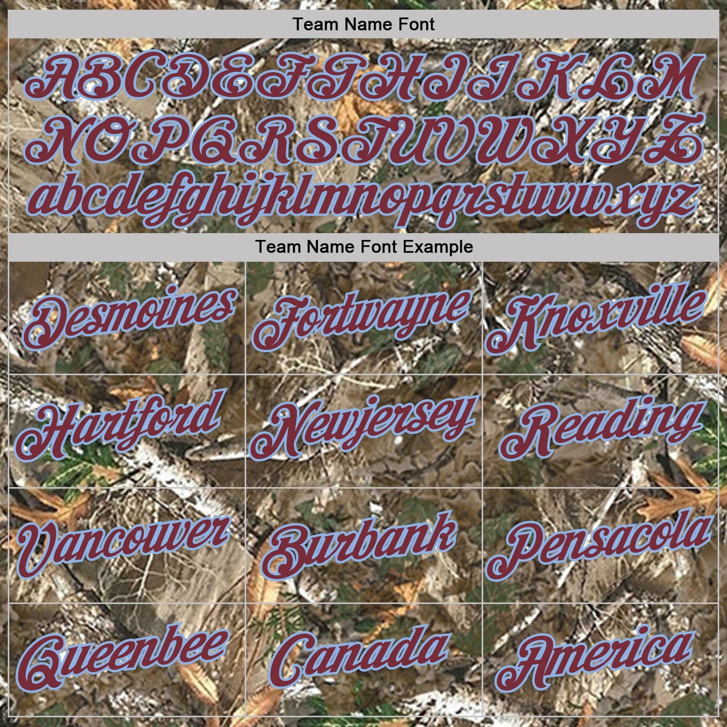 Custom Camo Burgundy Light Blue-Olive Woodland Camouflage Salute To Service Performance T-Shirt view 3