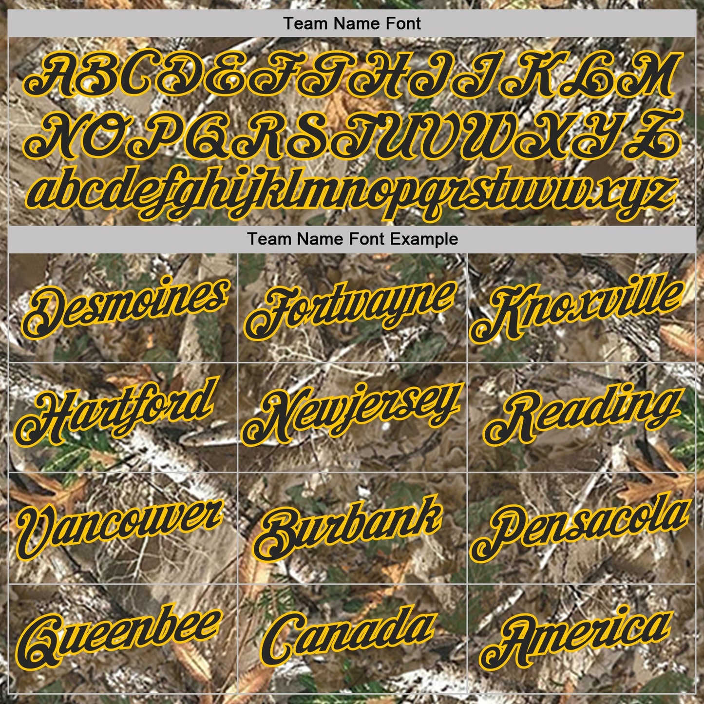 Custom Camo Black Yellow-Olive Woodland Camouflage Salute To Service Performance T-Shirt view 3