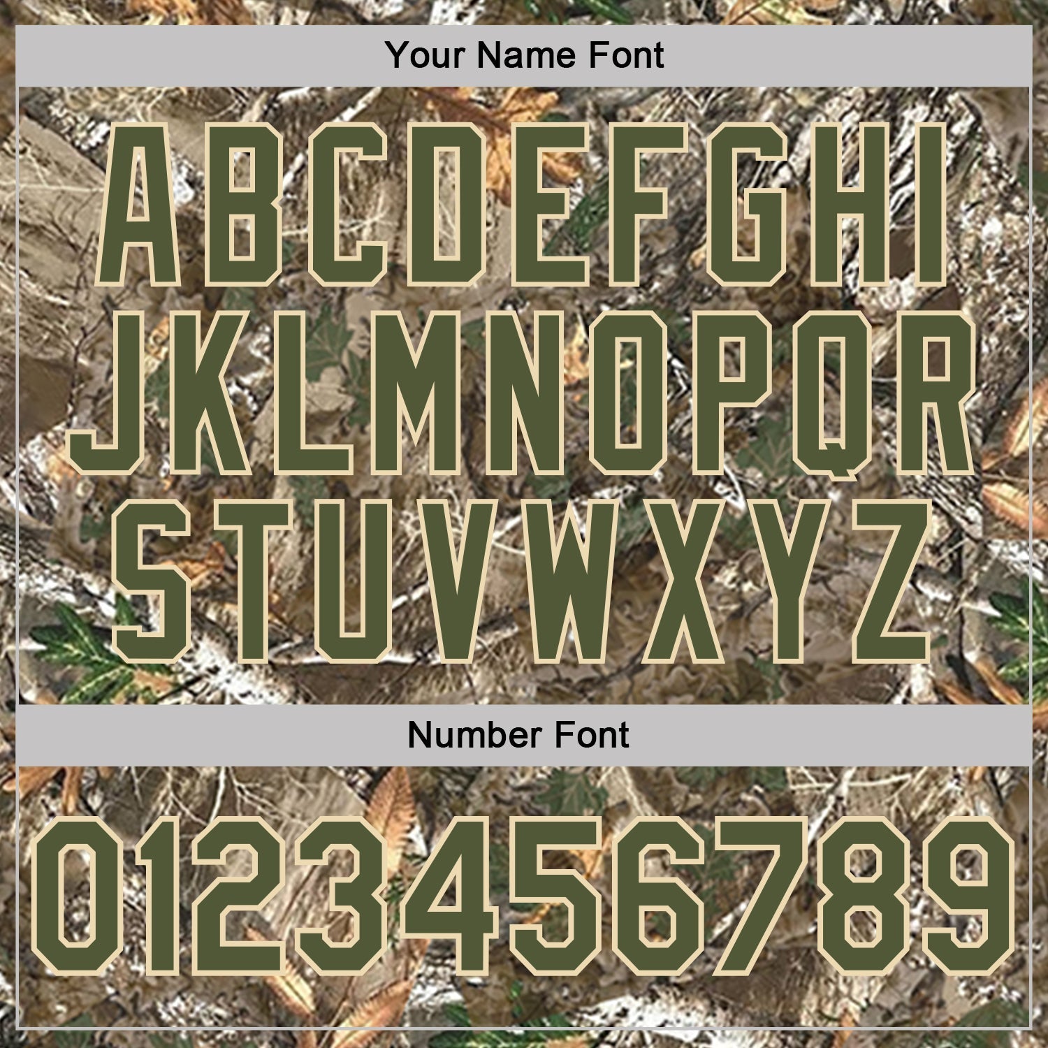 Custom Camo Olive-Cream Woodland Camouflage Salute To Service Performance T-Shirt view 4
