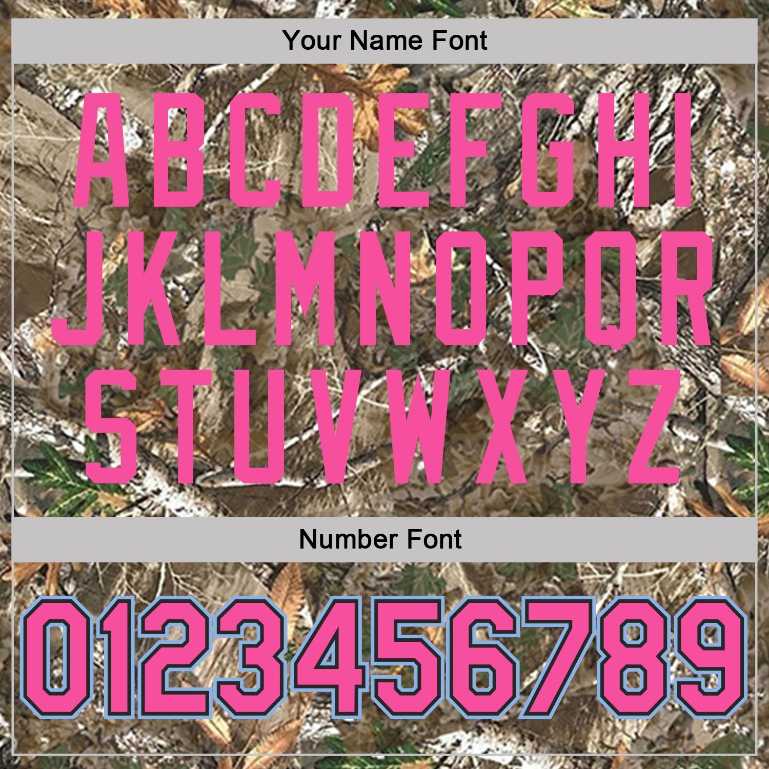 Custom Camo Pink Black Light Blue-Olive Woodland Camouflage Salute To Service Performance T-Shirt view 4