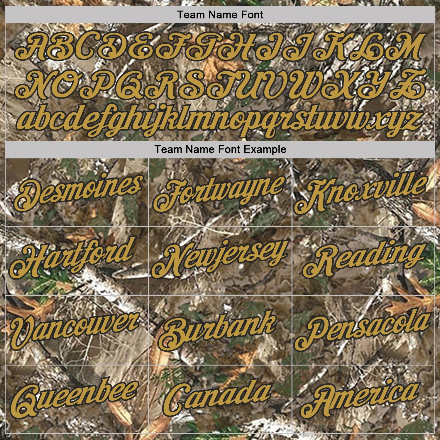 Custom Camo Old Gold Black-Olive Woodland Camouflage Salute To Service Performance T-Shirt view 3