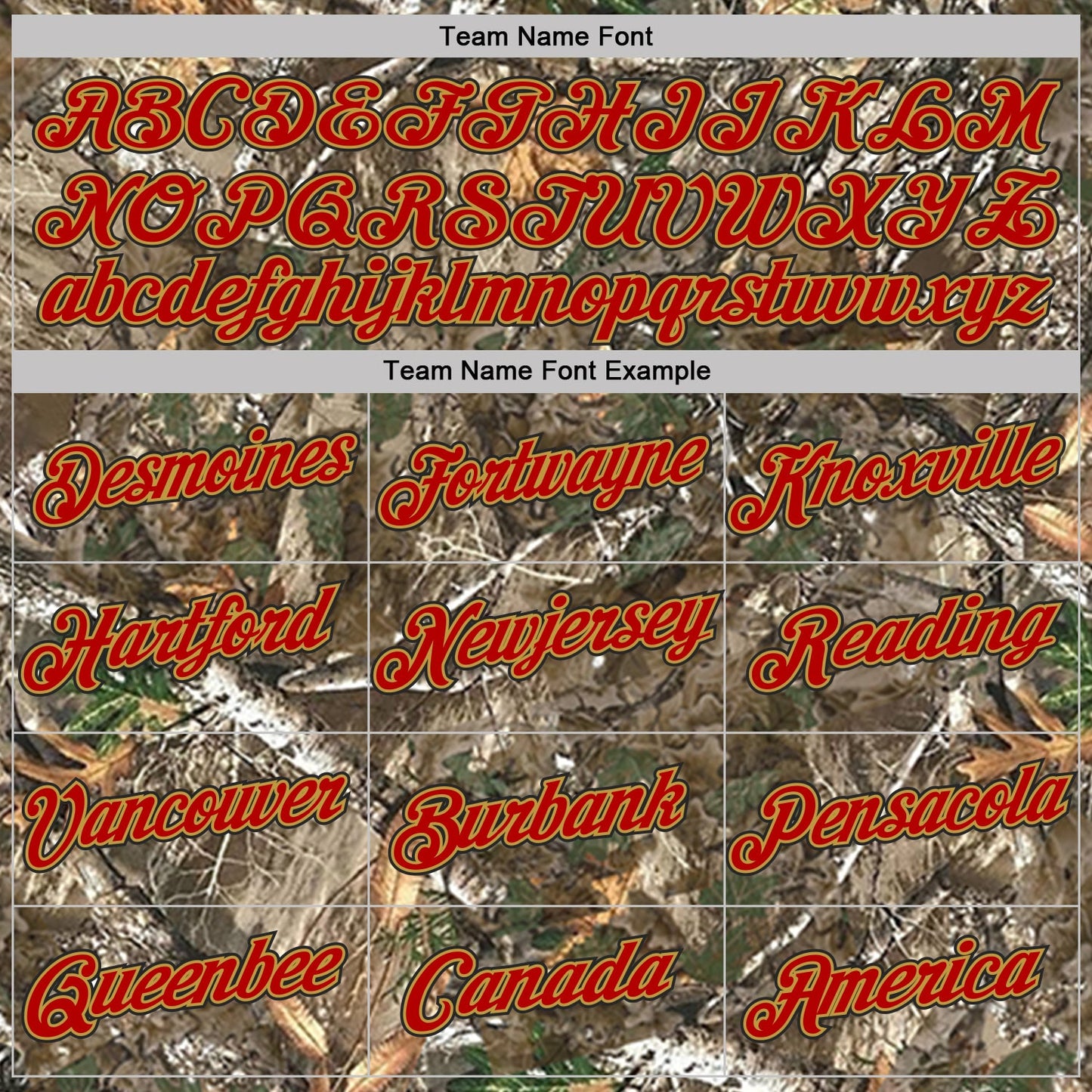 Custom Camo Red Old Gold Black-Olive Woodland Camouflage Salute To Service Performance T-Shirt view 3