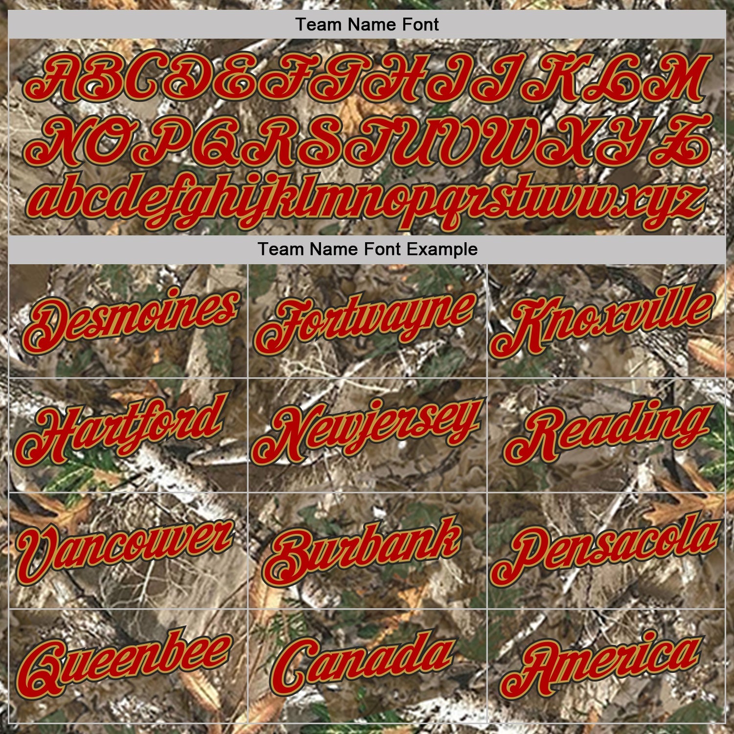 Custom Camo Red Old Gold Black-Olive Woodland Camouflage Salute To Service Performance T-Shirt view 3