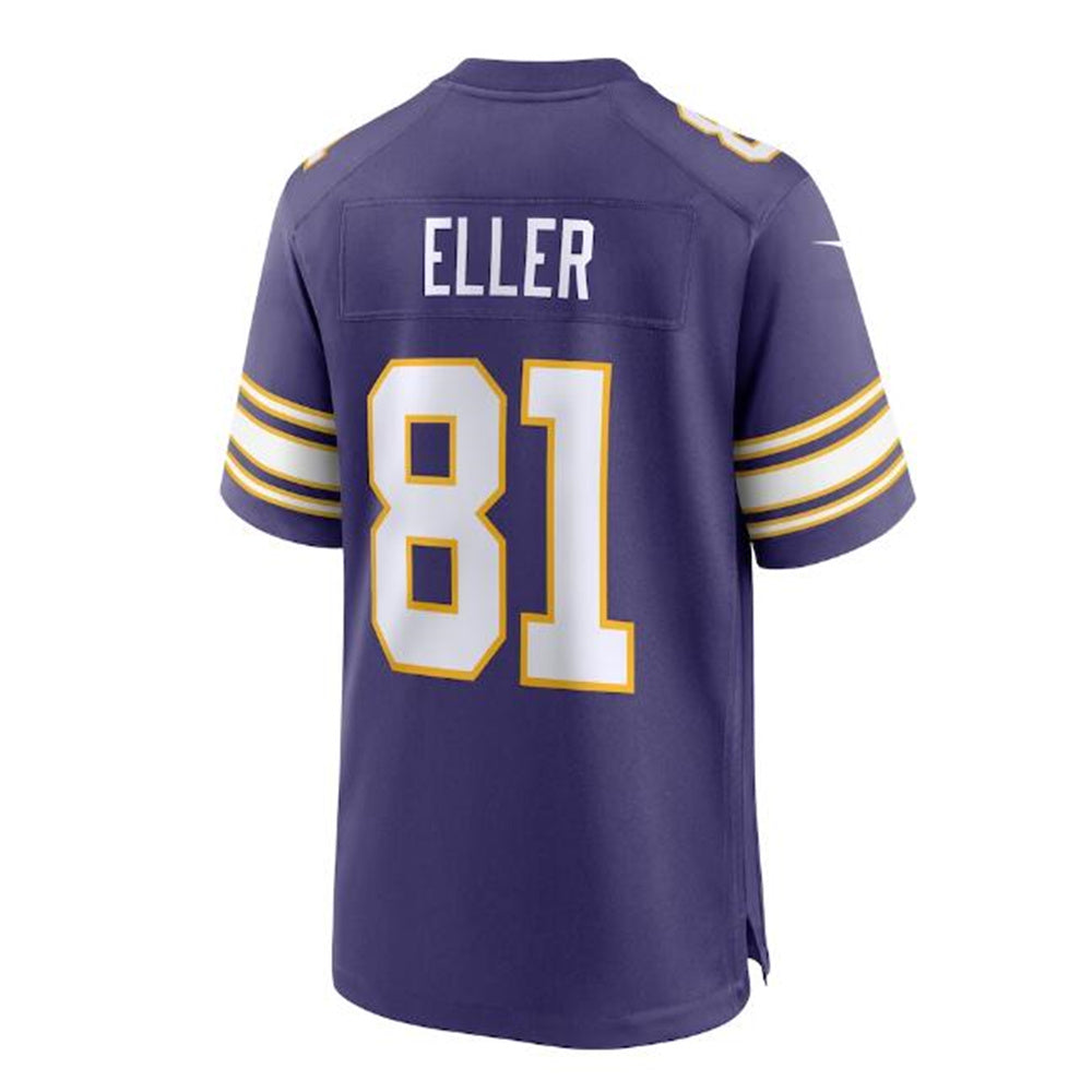 MN.Vikings #81 Carl Eller Classic Retired Player Jersey - Purple Stitched American Football Jerseys - Main View
