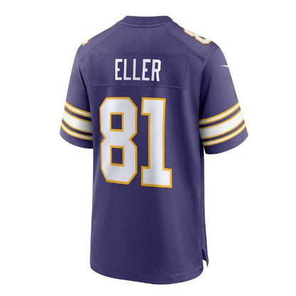 MN.Vikings #81 Carl Eller Classic Retired Player Jersey - Purple Stitched American Football Jerseys - Main View