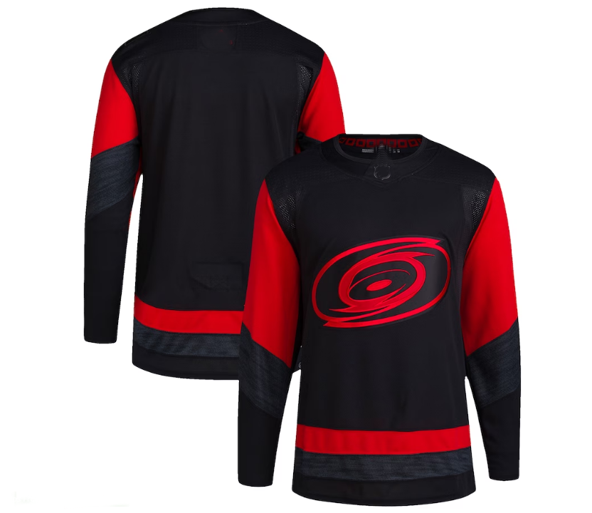 C.Hurricanes 2023 Stadium Series Primegreen Authentic Jersey - Black Stitched American Hockey Jerseys - Main View