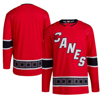 C.Hurricanes  Reverse Retro 2.0 Authentic Blank Jersey  Red Stitched American Hockey Jerseys - Main View