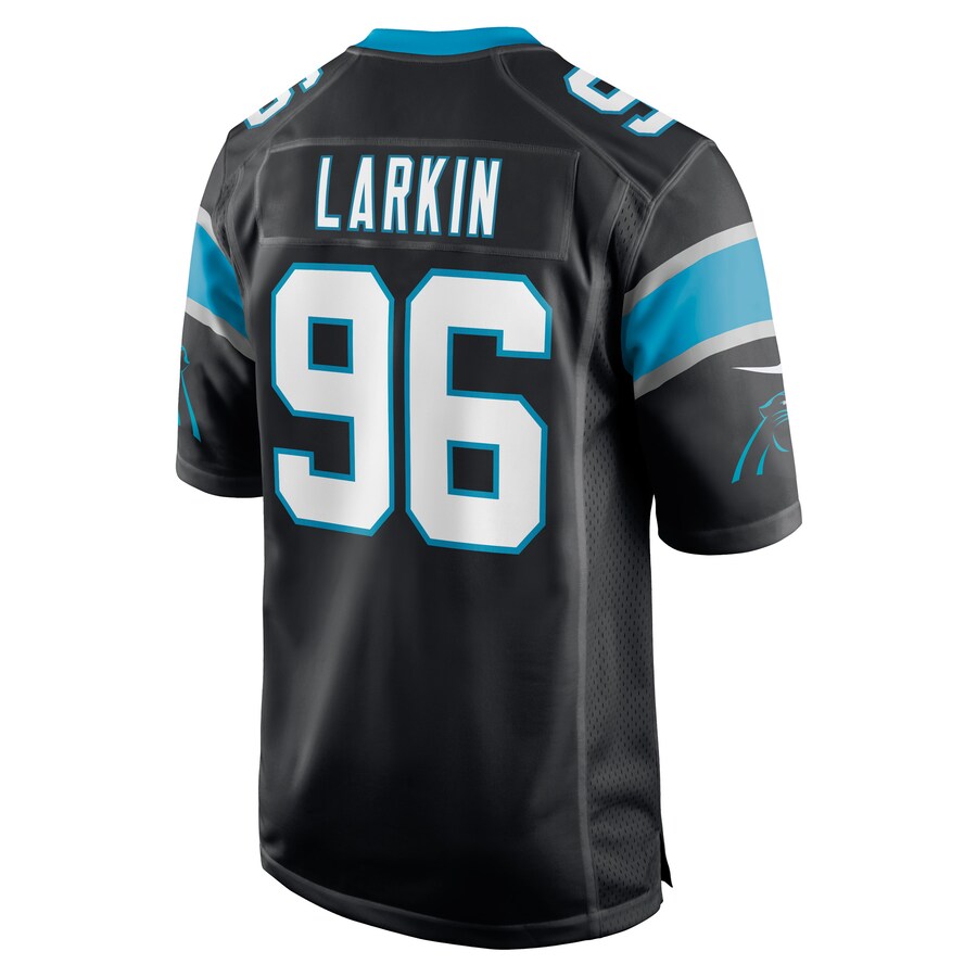 C.Panthers #96 Austin Larkin Black Game Player Jersey Stitched American Football Jerseys - Main View