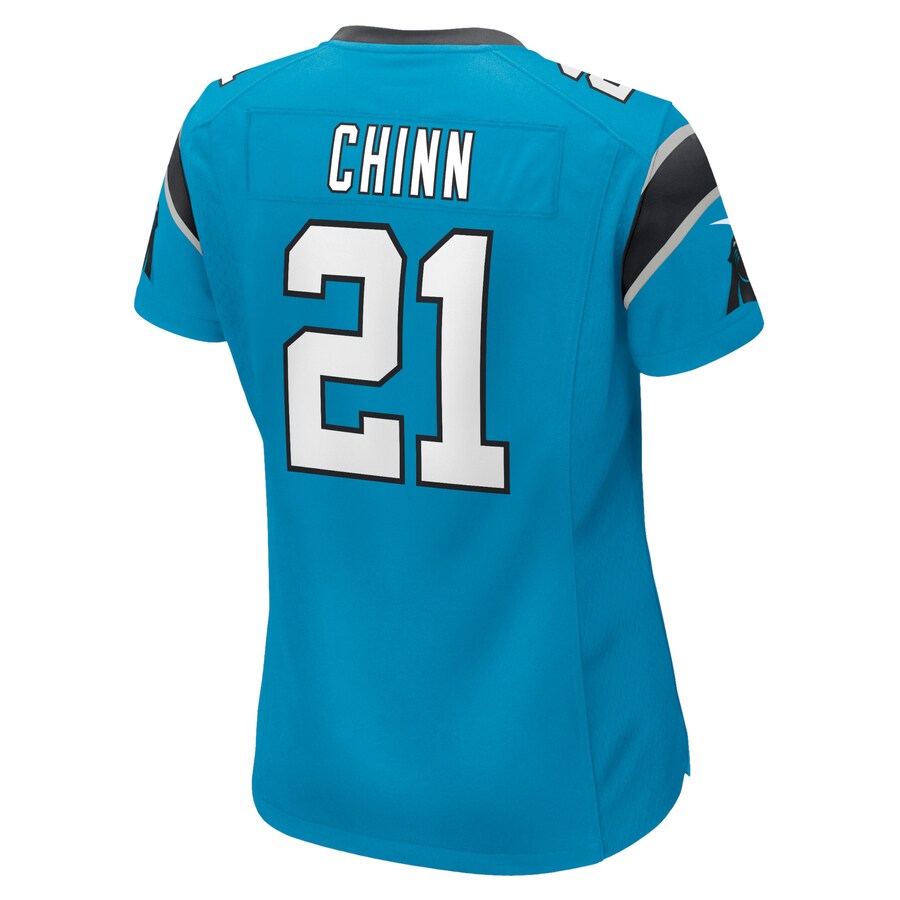 C.Panthers #21 Jeremy Chinn Blue Player Game Jersey Stitched American Football Jerseys - Main View
