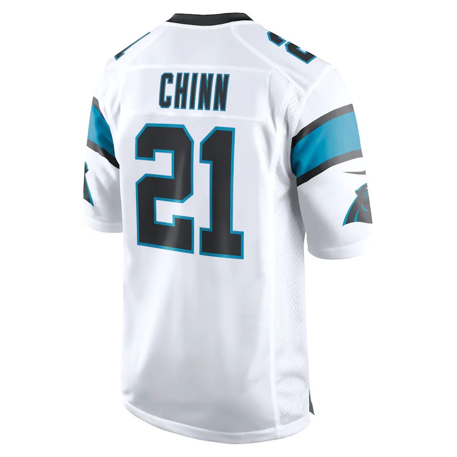 C.Panthers #21 Jeremy Chinn White Game Jersey Stitched American Football Jerseys - Main View
