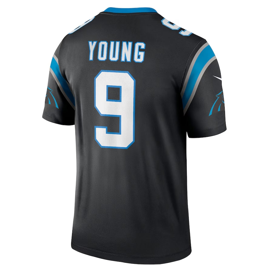 C.Panthers #9 Bryce Young Legend Jersey - Black American Football Jerseys - Main View