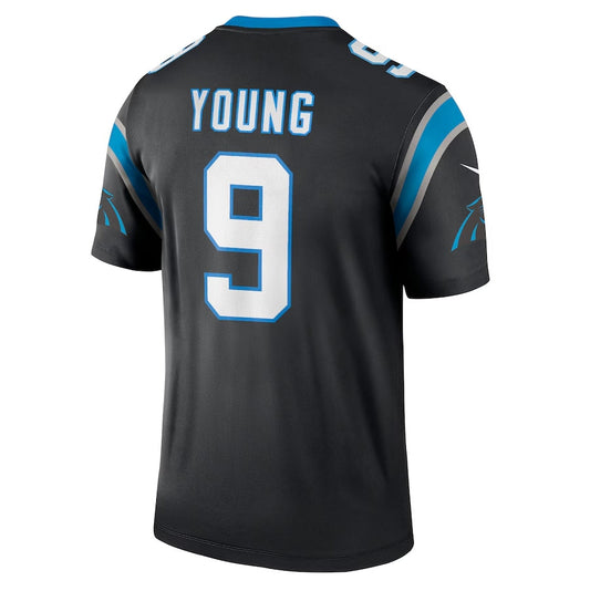 C.Panthers #9 Bryce Young Legend Jersey - Black American Football Jerseys - Main View