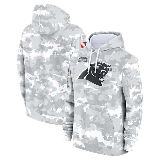 C.Panthers 2024 Salute To Service Club Pullover Hoodie Cheap sale Birthday and Christmas gifts Stitched American Football Jerseys - Main View