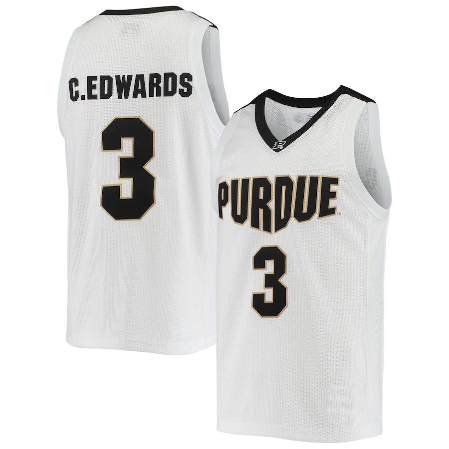 P.Boilermakers #3 Carsen Edwards Original Retro Brand Commemorative Classic Basketball Jersey White Stitched American College Jerseys - Main View