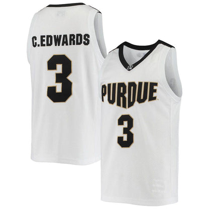 P.Boilermakers #3 Carsen Edwards Original Retro Brand Commemorative Classic Basketball Jersey White Stitched American College Jerseys - Main View