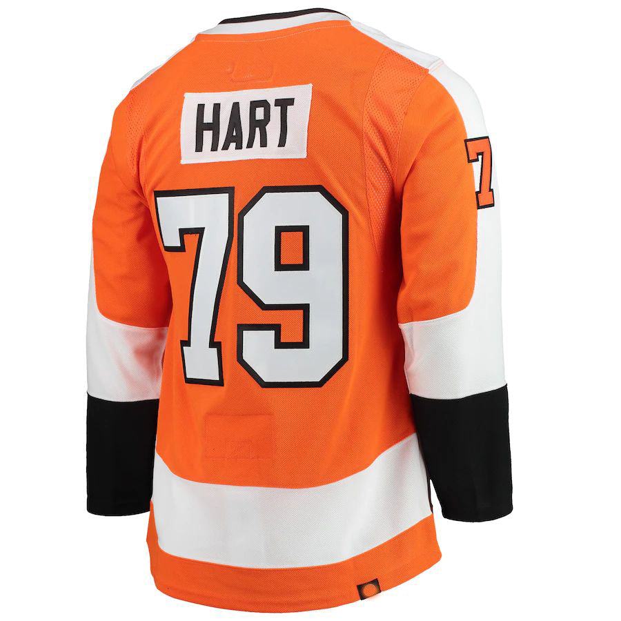 P.Flyers #79 Carter Hart Home Primegreen Authentic Pro Player Jersey Orange Stitched American Hockey Jerseys - Main View