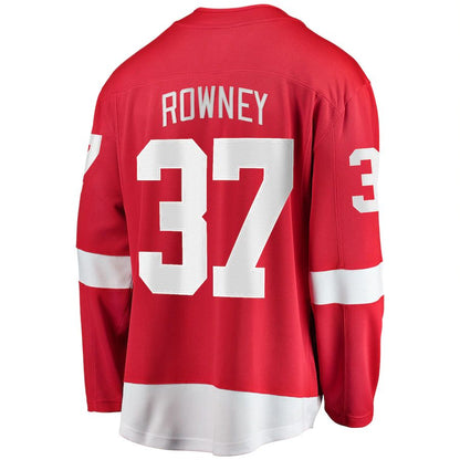D.Red Wings #37 Carter Rowney Fanatics Branded Home Breakaway Player Jersey Red Stitched American Hockey Jerseys - Main View